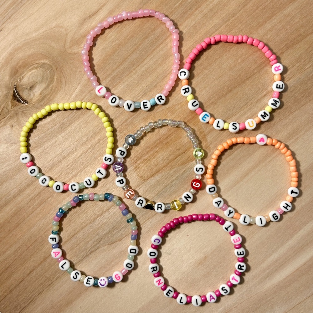 7 Lover Taylor Swift friendship Bracelets